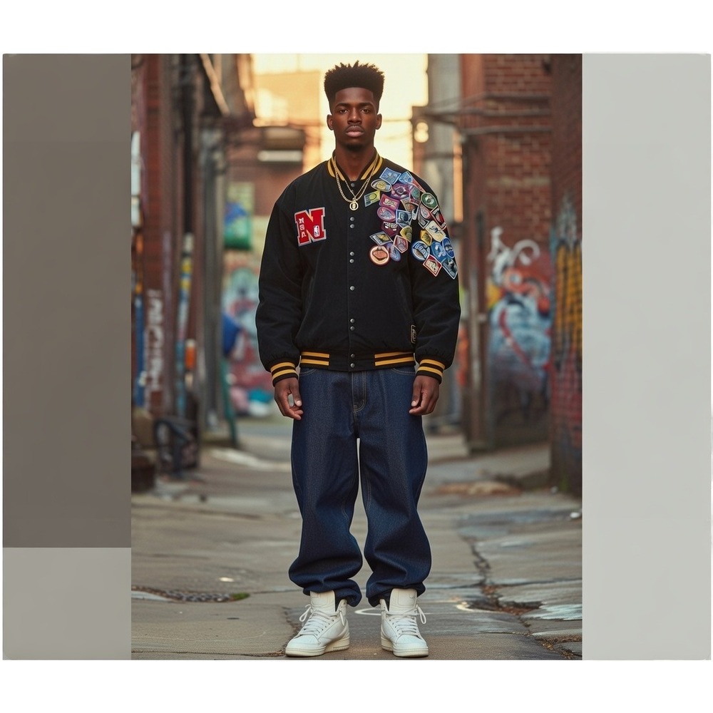 Vintage Jeff Hamilton NBA Hardwood Classics 6XL‎ Jacket Streetwear ABA